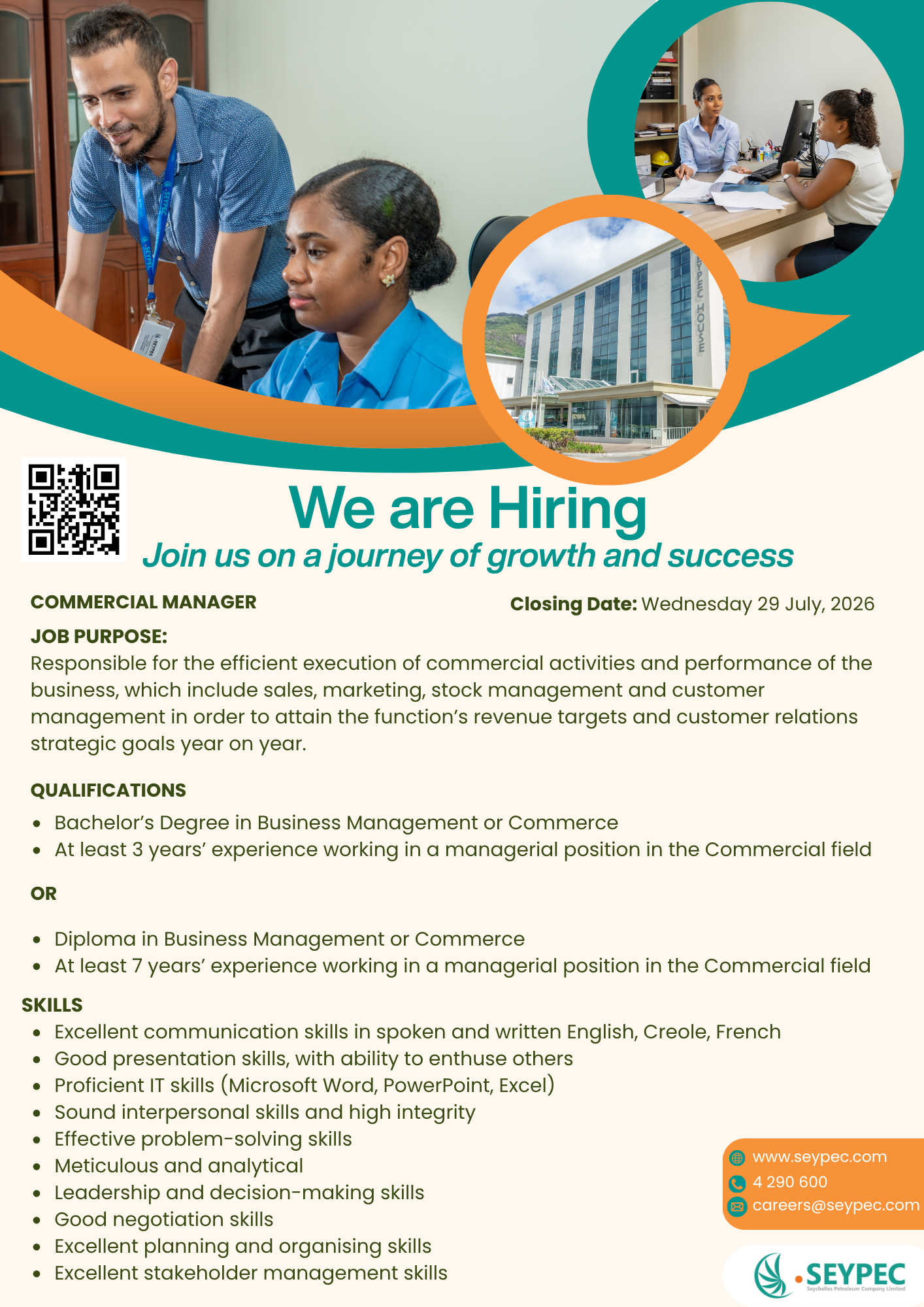 Commercial Manager