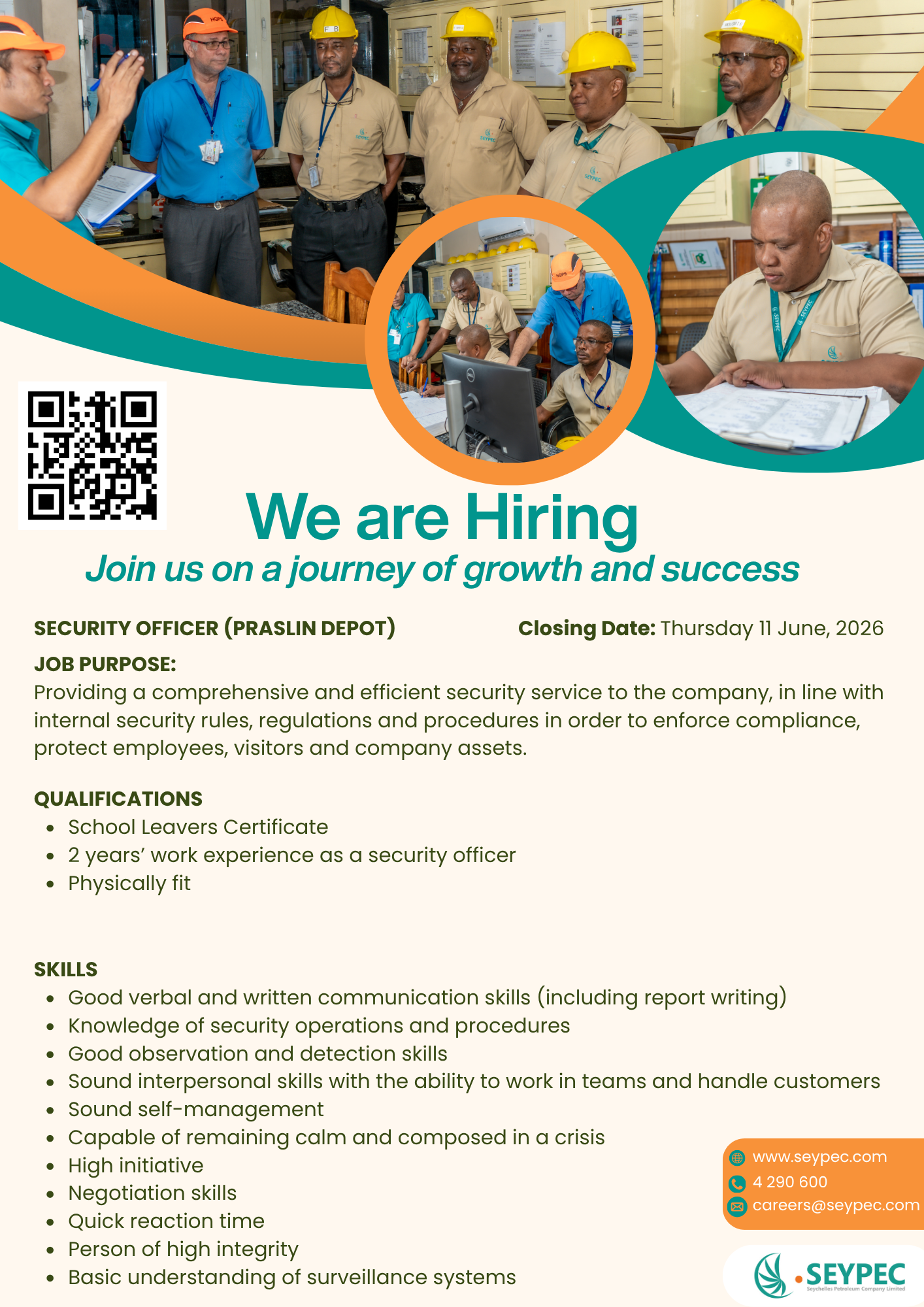 Security Officer (Praslin depot)