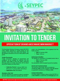 Tender Grand Anse Mahe Mini Mart